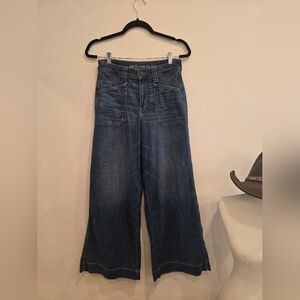 American Eagle Outfitters Dark Blue Flare Jeans